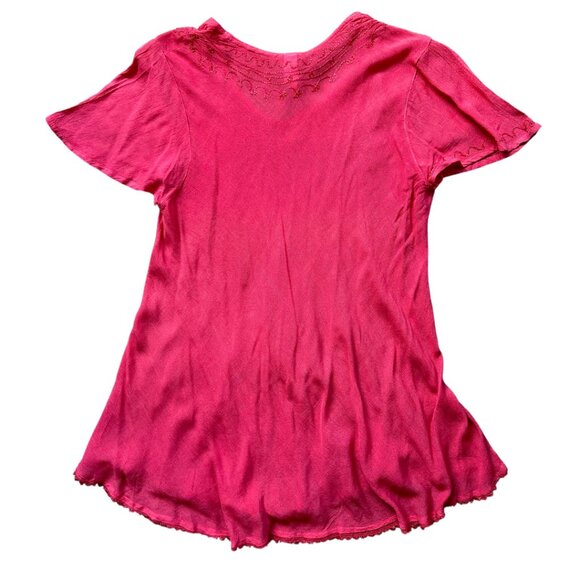 Boho Hippie Embroidered Loose Festival Dress. - Picture 2 of 7